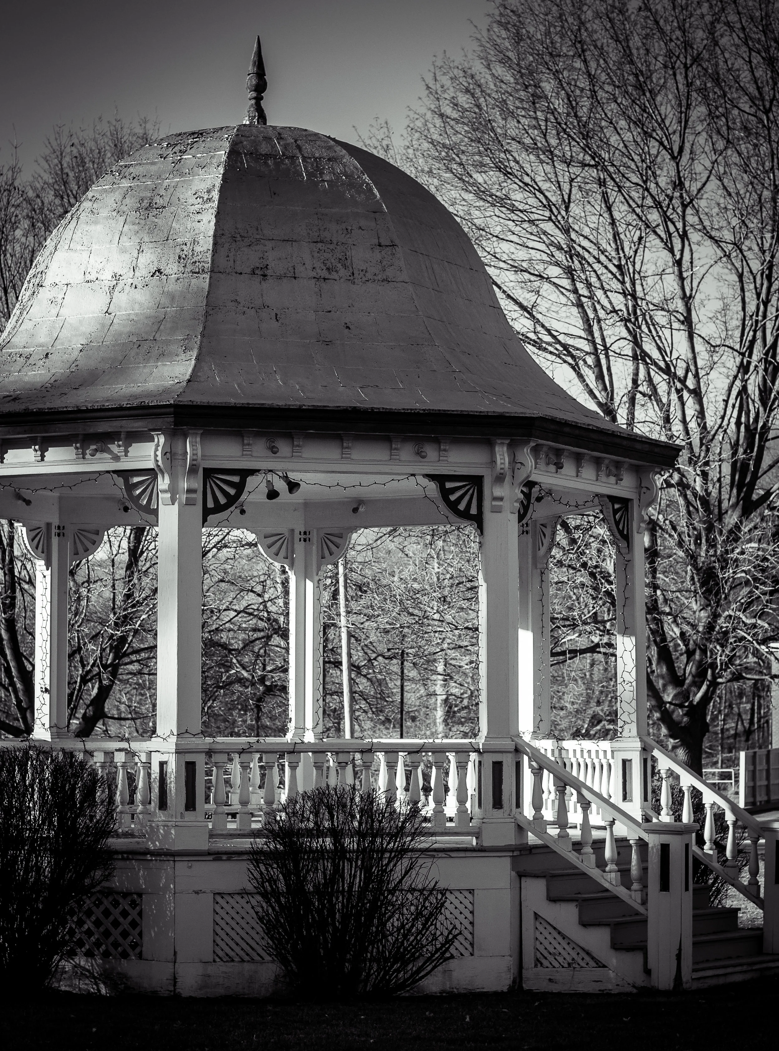 Pavilion in Winter