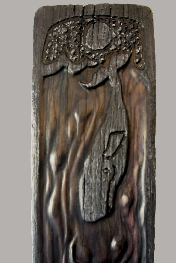 Detail of Whale on front side