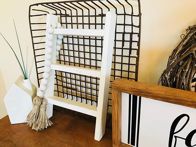 Dish Towel Ladder, Wood Towel Ladder, Tea Towel Ladder, Farmhouse Styl –  Home Stitchery Decor