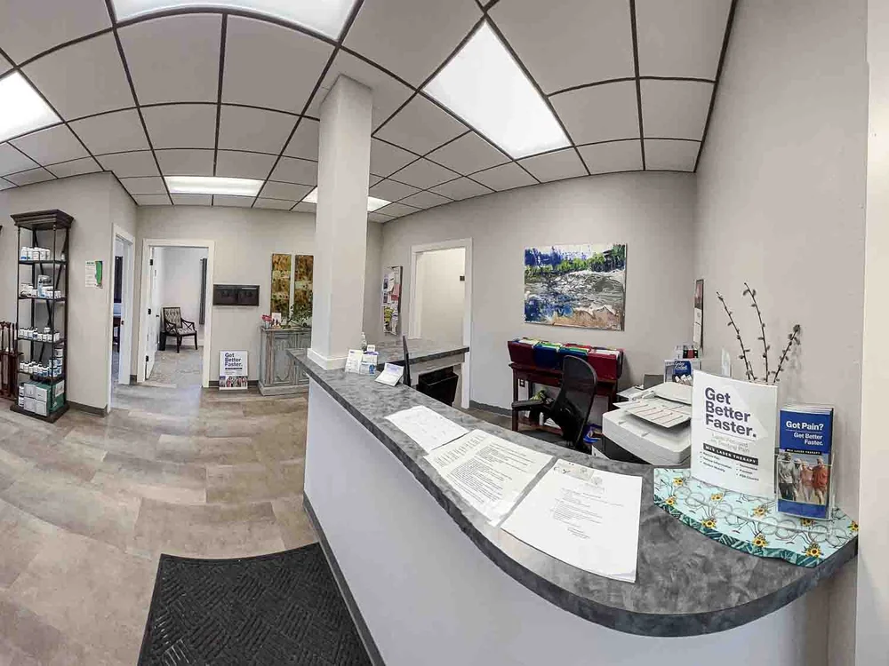 Front desk at Borealis Wellness Clinic