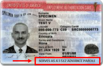 Employment Authorization Document Ead Travel Documents The Shapiro Law Firm Llc
