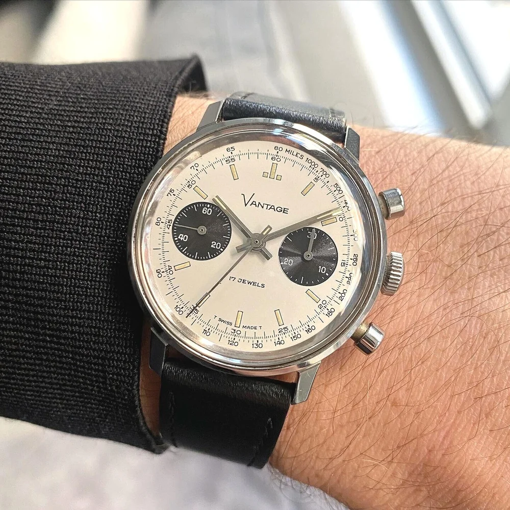 1970s Vantage Panda Chronograph Those Watch Guys