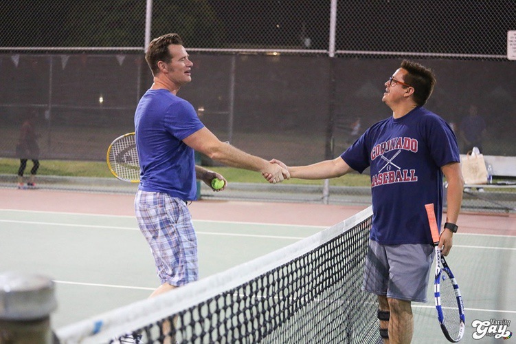 Las vegas tennis gay Gay group sex video