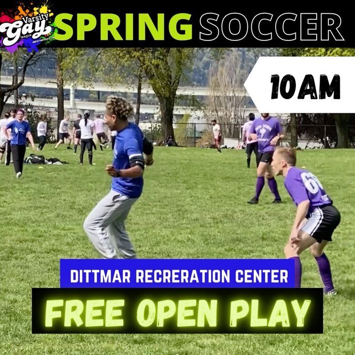 SOCCER IS BACK BABY! 🙌🏾

Join us tomorrow (Saturday 4/23) for FREE OPEN PLAY as we kick off the Spring season of Soccer! 

10am! @ Dittmar Recreation Center Austin Texas 

Haven&rsquo;t signed up yet? No worries! Registration is still open and team