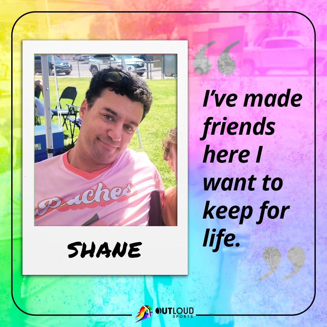 What does Shane have to say about his Outloud kickball experience? 🎤 &quot;What I've gained from this most has been a community.&quot;

#queercommunity #lasvegas #vegaslocals