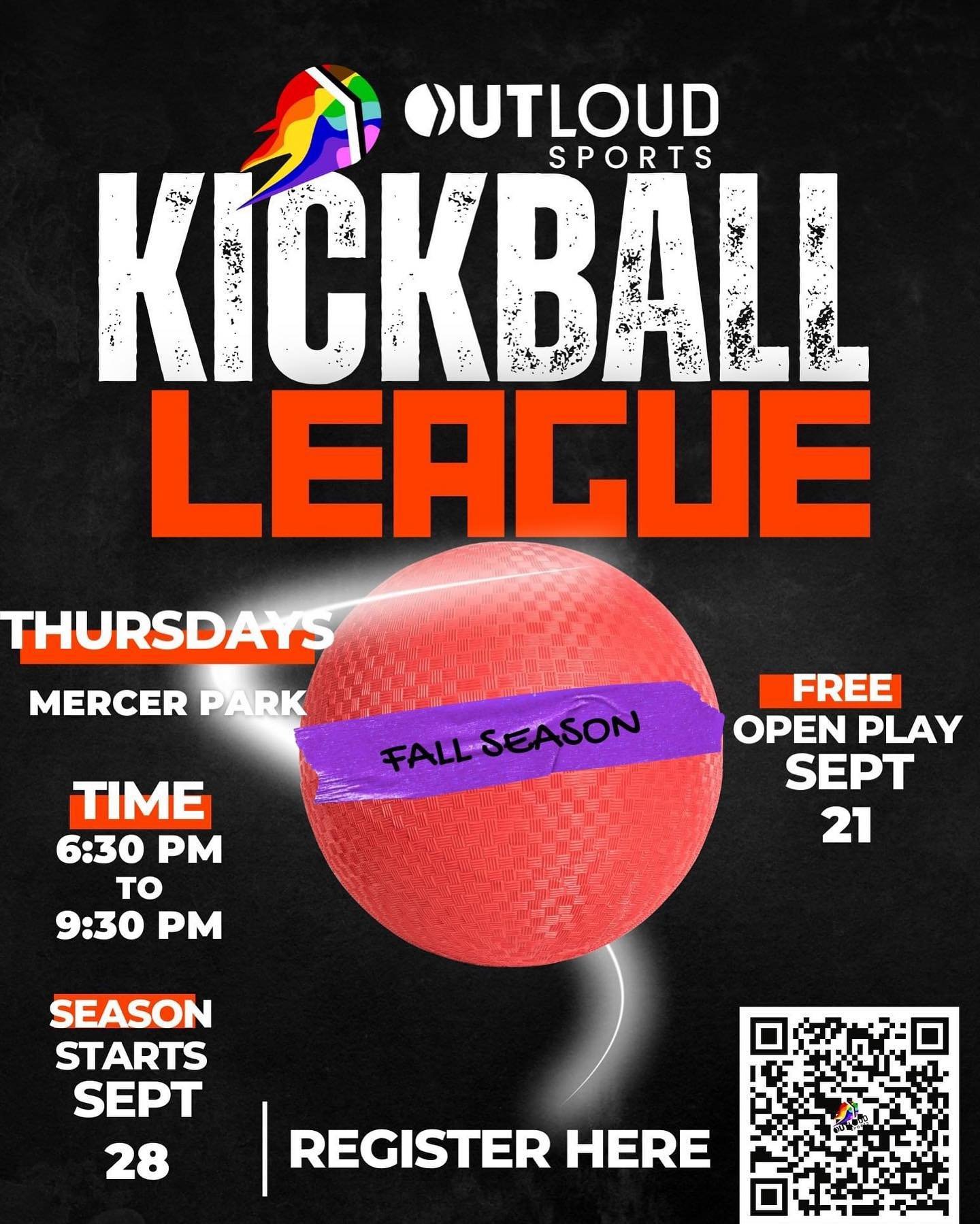 Whether you are registered yet or not, please join us for a FREE OPEN PLAY this THURSDAY at Mercer Park at 6:30pm. 
Get to know the rules, meet new people, and get ready for the upcoming season!

Registration will close early next week. Sign up now f