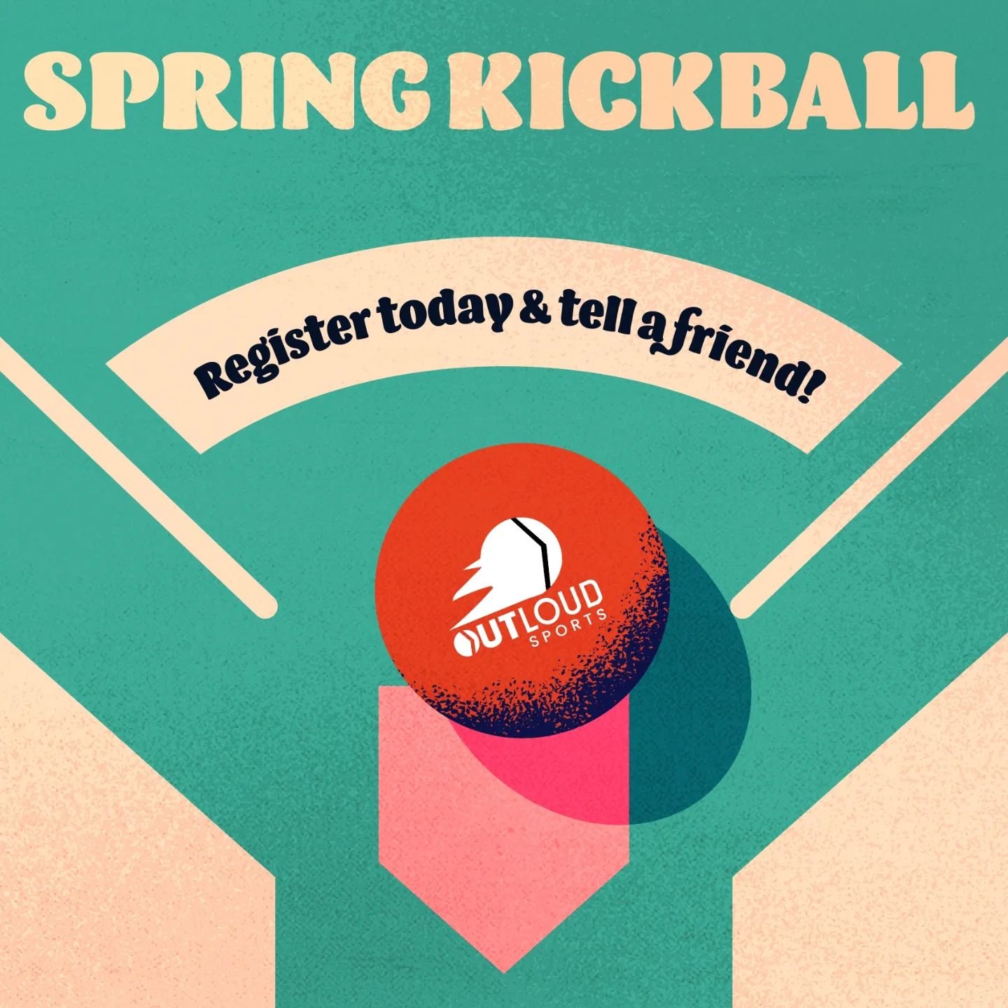 Not registered for kickball yet!? Today's the day, there's not much time left. And why join alone when you can join with a friend. Head to the link in our bio and register for the season!
