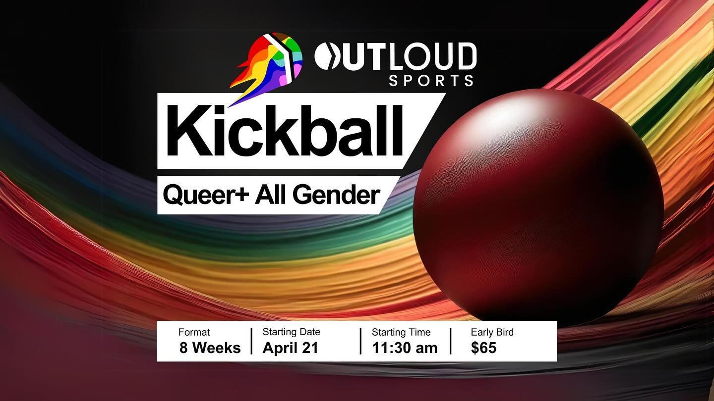 🚨DISCOUNTED PRICING?! Say less! 😍 registration for OutLoud Long Beach kickball goes live in 20 minutes! Up to 8 She/They teams and 24 Gender Inclusive! See you in the fields! ☄️🏃🏻🏆🥇😎