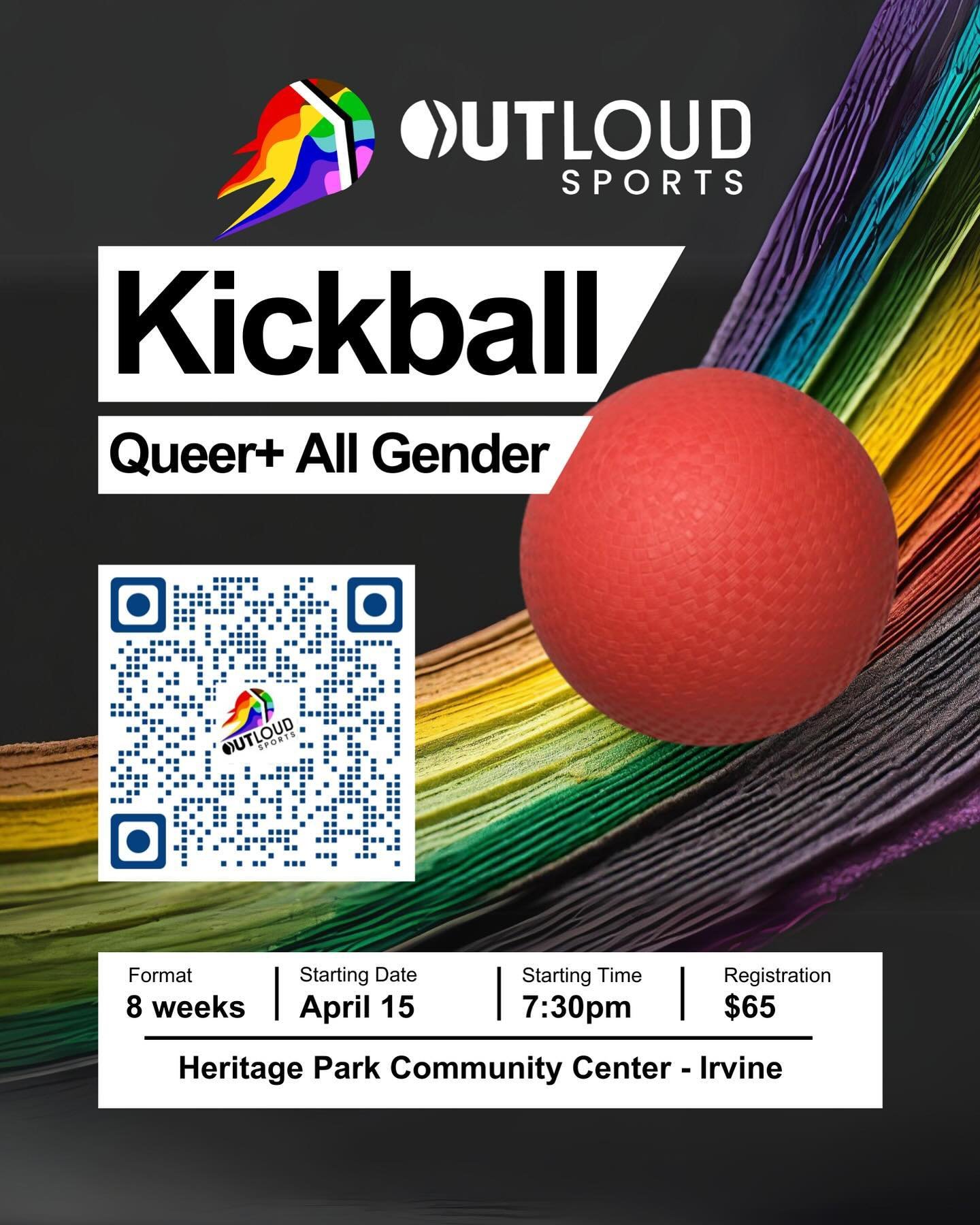 OC&rsquo;s first kickball league is coming your way in Irvine at Heritage Park! We have a free open play in early April and then we&rsquo;ll have an all skills 8 week league following! Sigh up today https://outloudoc.leagueapps.com/leagues #outloudsp