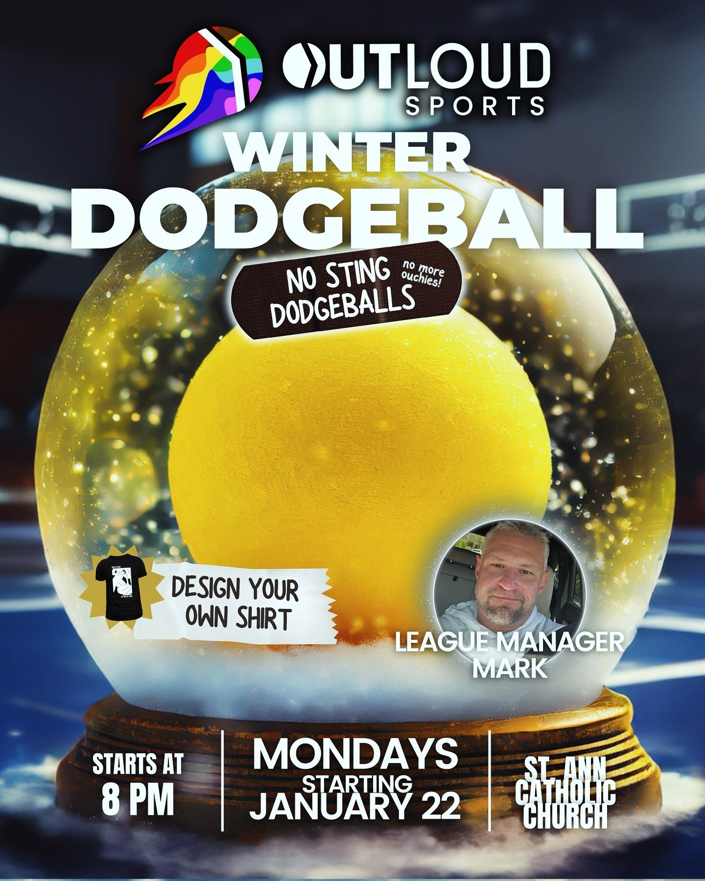 OutLoud Sports 28th city brings Dodgeball to DC! Open to everyone, our No-Sting league will bring action to Monday nights with weekly socials after! Come and join the fun! https://outlouddc.leagueapps.com/leagues