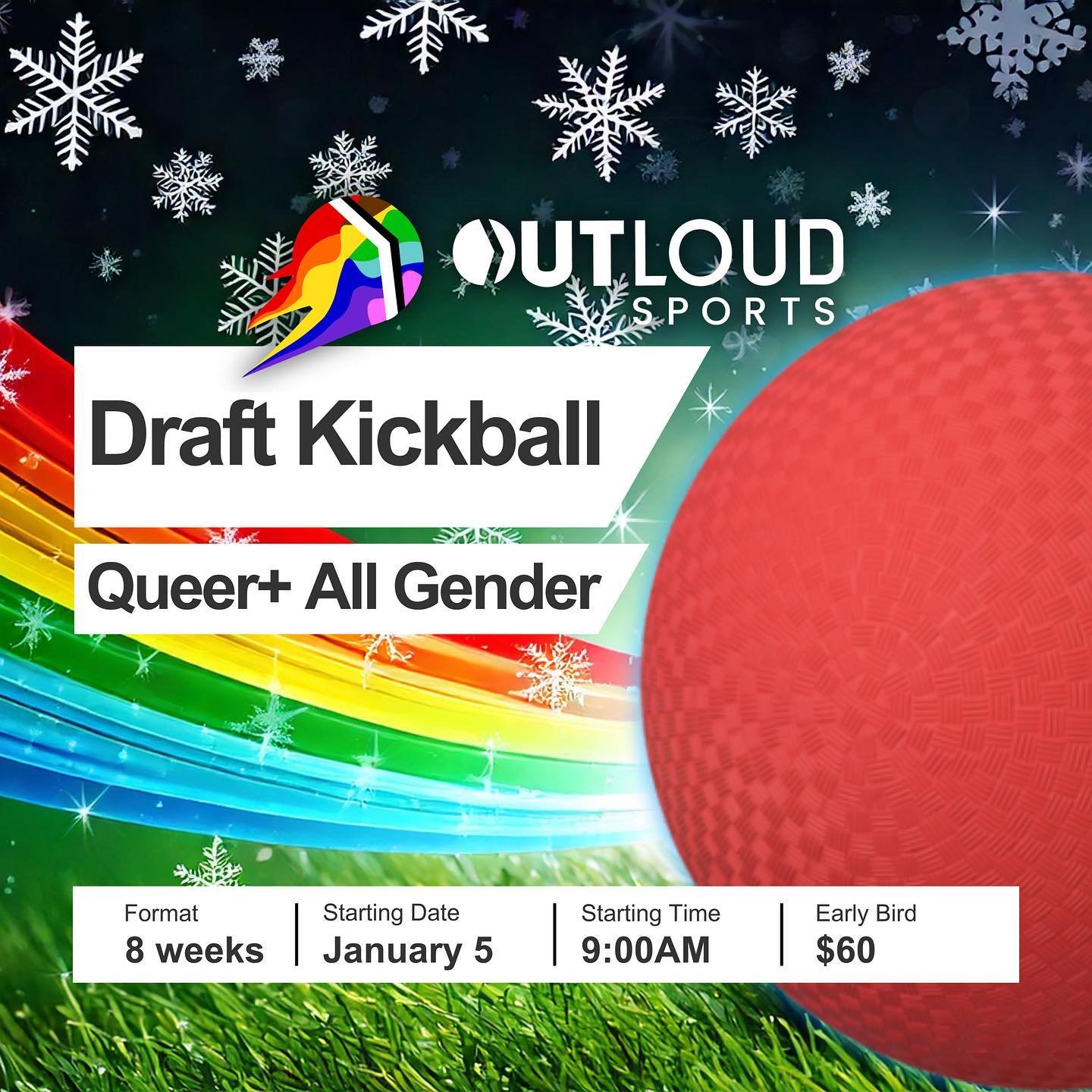 It&rsquo;s time for the Kickball 2025 Winter Season! REGISTRATION IS OPEN NOW for Queer+ and she/they leagues!! Go to Outloudsports.com/Phoenix to sign up! See you there! @shetheykickballphx_outloud