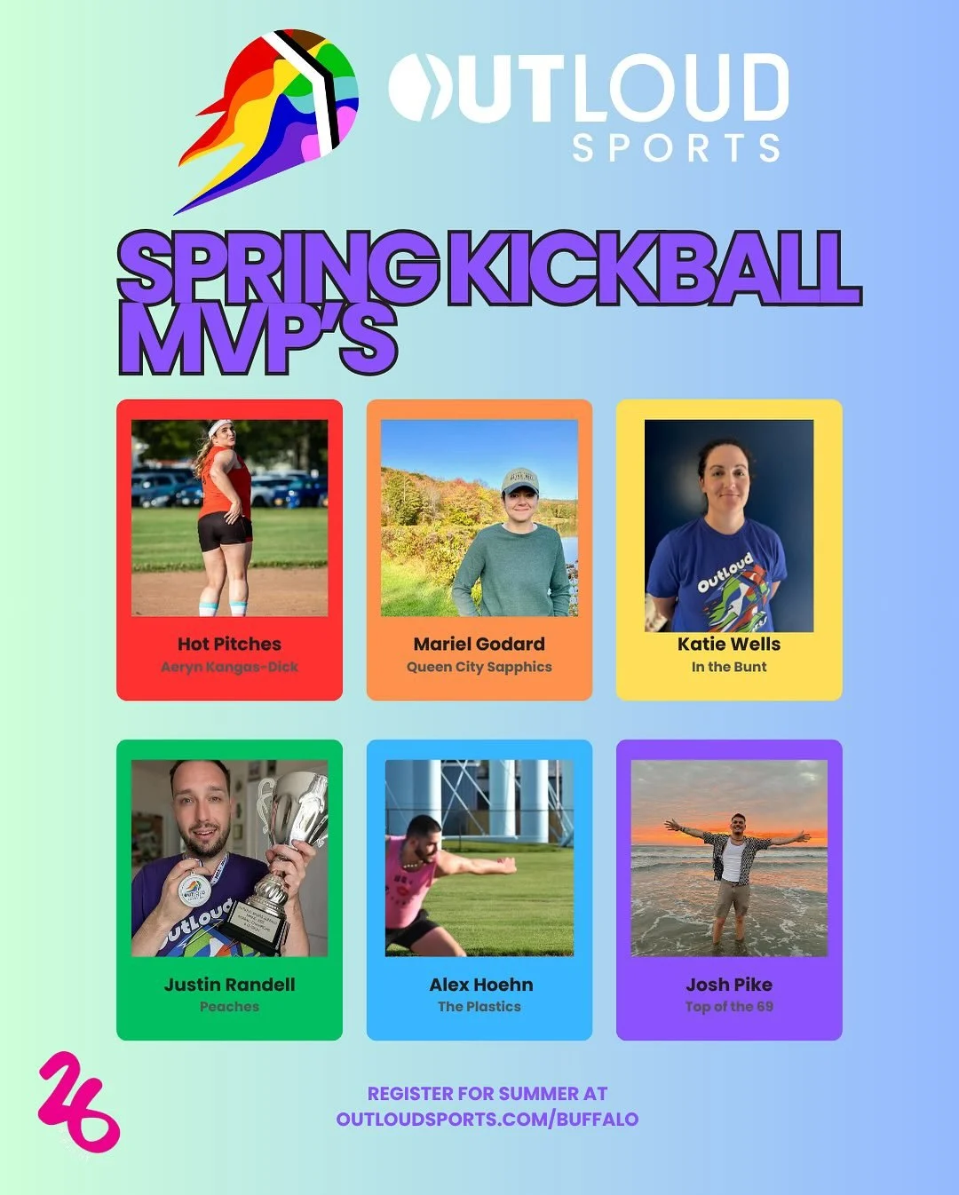 Congratulations to all of our spring kickball MVP&rsquo;s!! Well deserved!! 👏 👏 👏