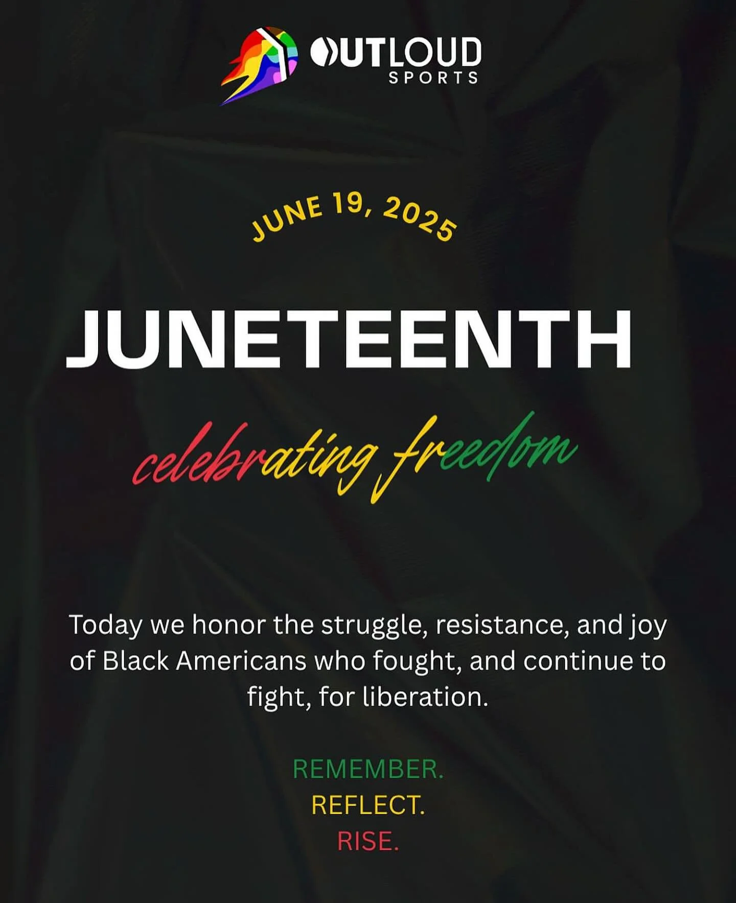On June 19, 1865, over two years after the Emancipation Proclamation, the last enslaved people in Galveston, TX finally learned they were free.

Juneteenth is a day we honor Black liberation, reflect on our history, and recommit to justice. We encour