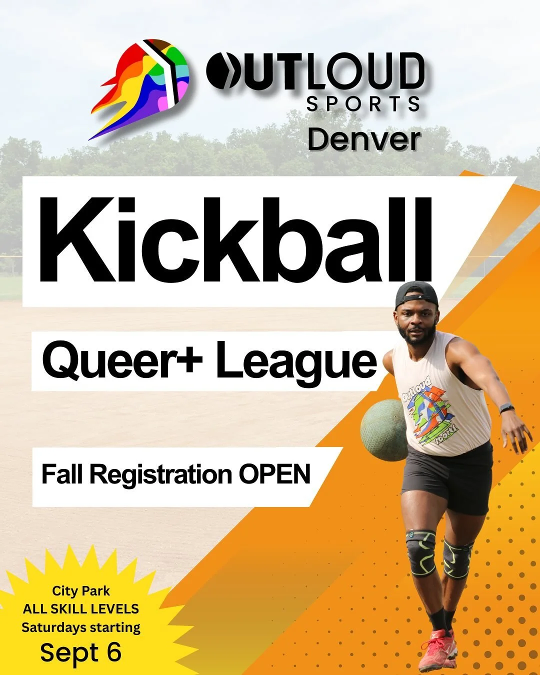 It's time to get in the game! 

Registration is now open for our fall sports leagues: Queer+ kickball, She/they kickball and Queer+ Indoor Volleyball. Secure your spot and enjoy earlybird pricing. 

Can&rsquo;t wait to see you on the court and in the