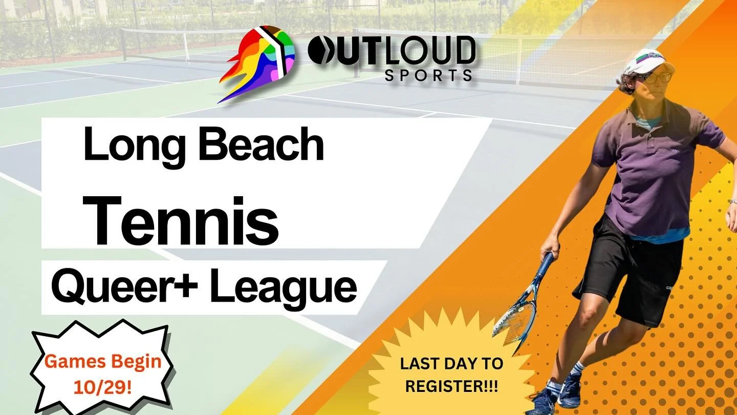 🚨Today is the LAST DAY to register for Long Beach Tennis!!!! Beginner thru advanced divisions available! Don&rsquo;t miss the fun!!!! Visit www.outloudsports.com/longbeach for more details!!! 🎾🎾🎾🎾