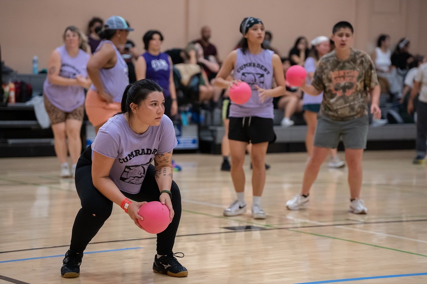 The Fall Season of She/They Dodgeball in Oakland has come to a close. Fear not! We will be back ✨😈

Tonight we celebrate at our End of Season Party! Thank you to @babyjuneaspen for taking these dodgeball action shots a few weeks back 💚

Catch you o