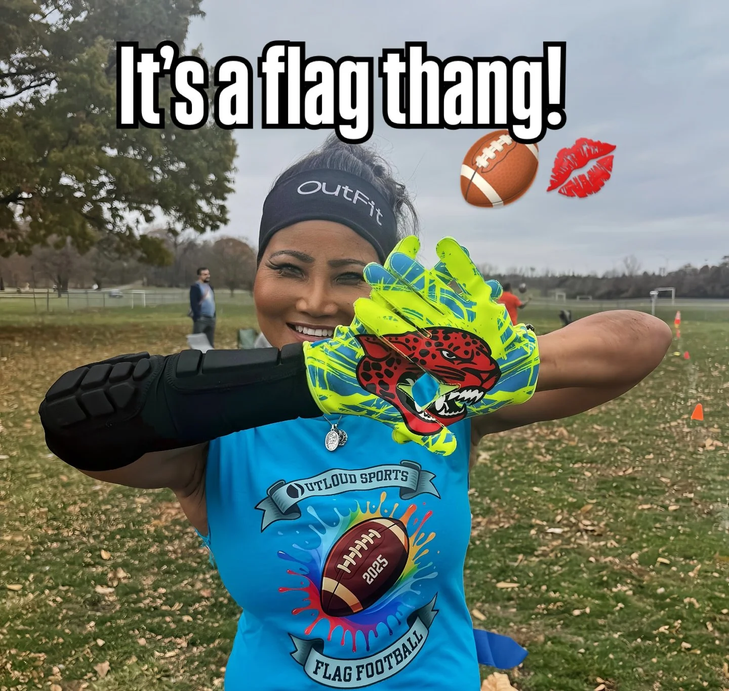 #bestofourlove This crew and community gives &amp; brings out the BEST of our love every single week. Joy, smiles, support, pride in play, the laughs and a whole lot of fun on and off the field. It&rsquo;s a whole thang here @outloudsports_columbus ?