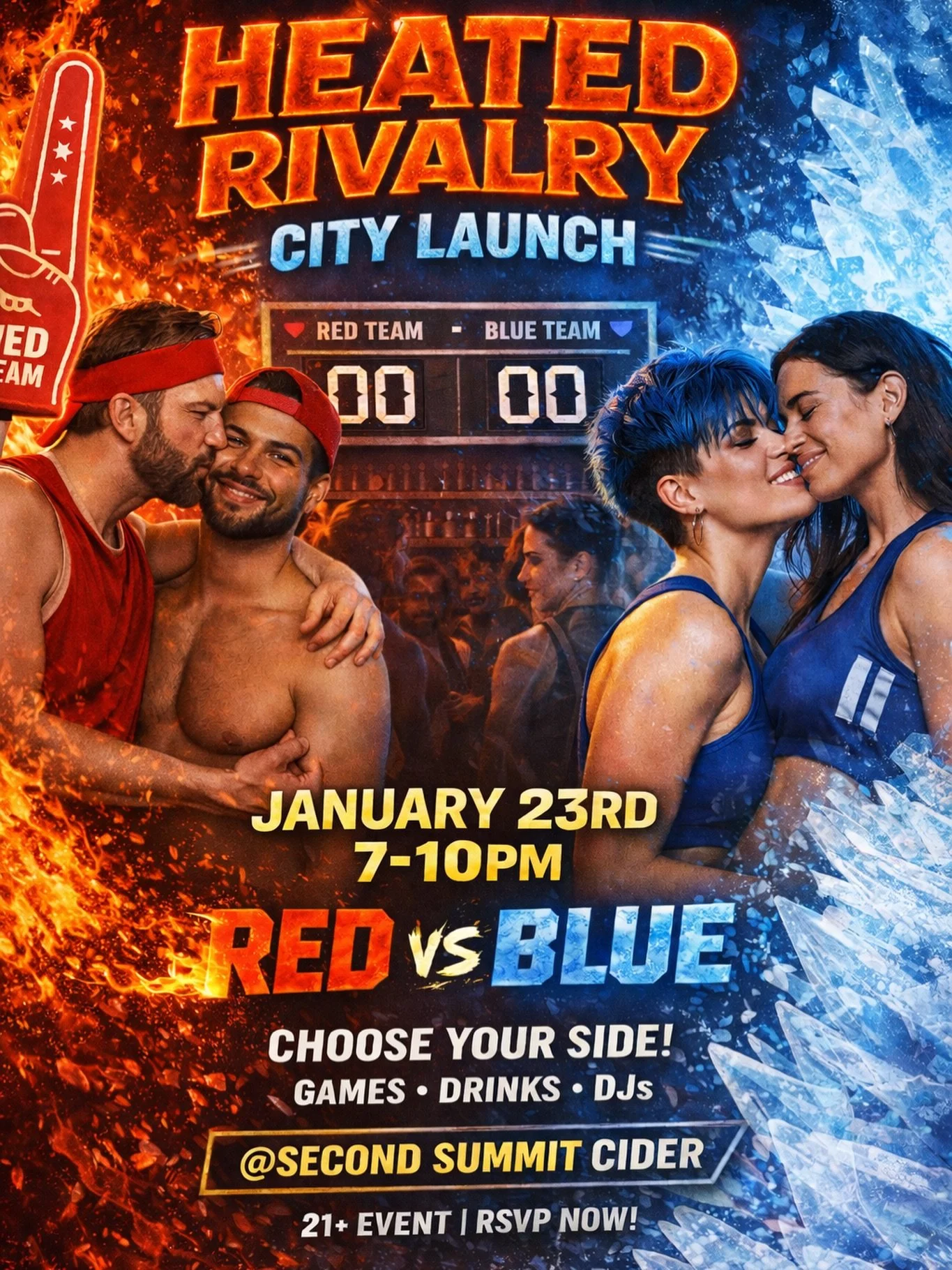 🔥 HEATED RIVALRY: CITY LAUNCH 🔥
Salt Lake City &mdash; it&rsquo;s officially game on.

We&rsquo;re launching OutLoud Sports SLC with a night of rivalry, community, and high-energy fun. Come meet volleyball players, future basketball ballers, fans, 