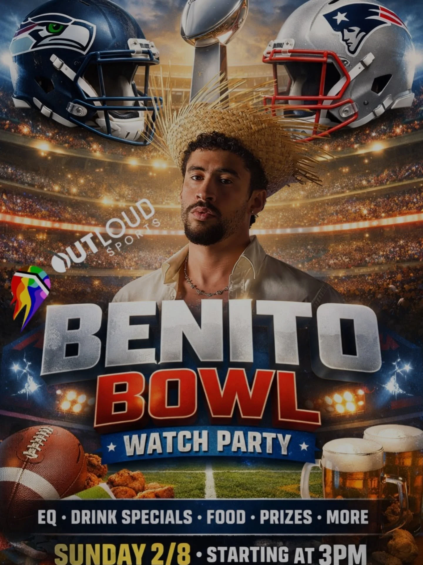 OUTLOUD SPORTS SAN DIEGO
Join us for our ANNUAL SUPER BOWL PARTY!!! Info on flyer
.
.
.
.
.
#outloudsports #outloudsportssandiego #gaysports #gaypride #gaydodgeball dodgeball lgbtqa+ pickleball kickball volleyball prideofsandiego sandiego gaysndiego 