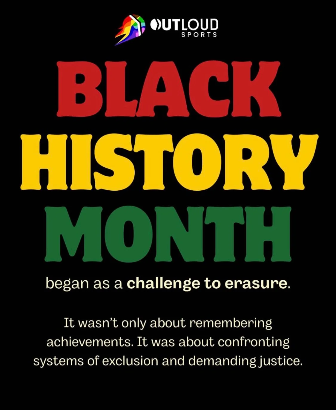 Join us this month as we celebrate the Black queer athletes who make our league richer, bolder, and more vibrant.
Black history reminds us that the fight for racial justice and LGBTQ+ liberation has always been interconnected.
Throughout February, we