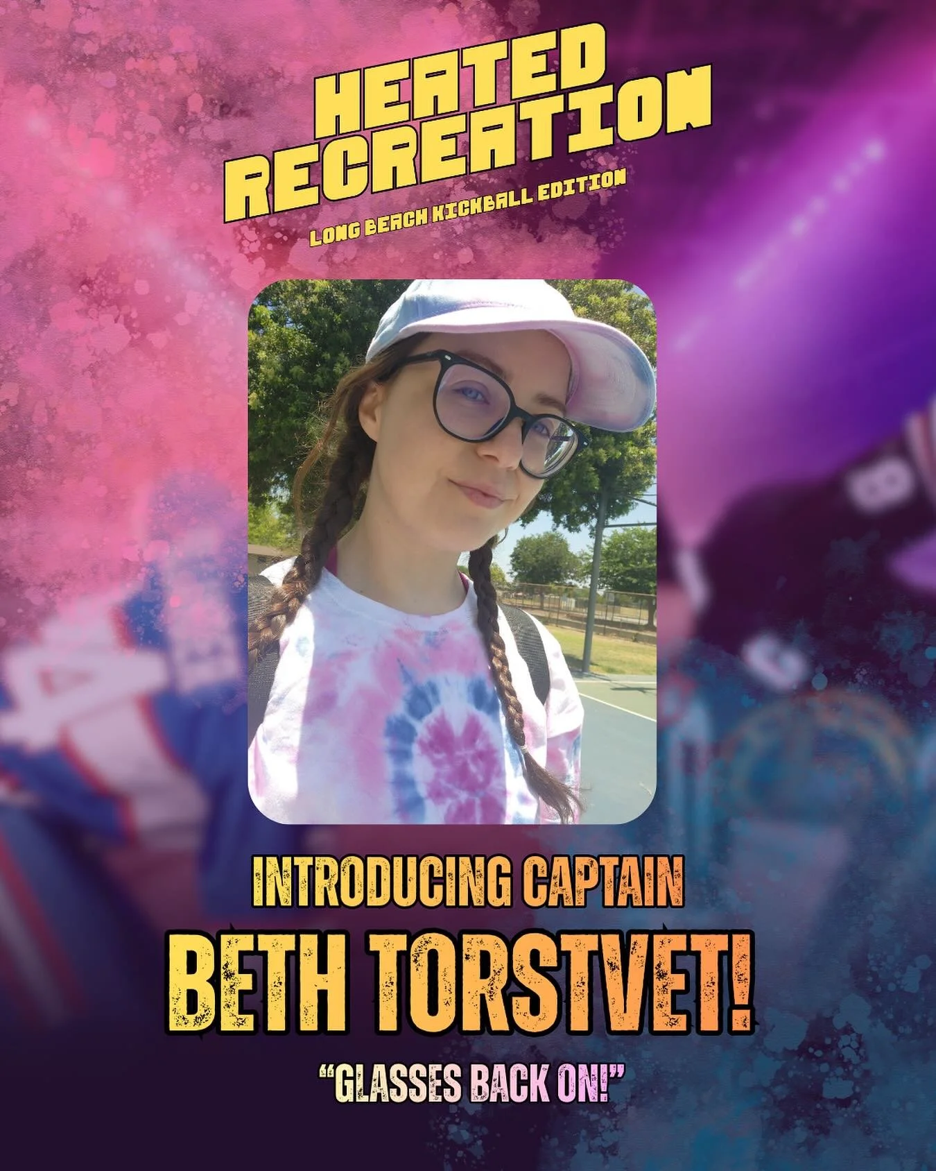 NEW CAPTAIN ALERT 🚨 Welcome our newest Kickball Draft 2026 Captain, Beth Torstvet!!! Thaaaaaat&rsquo;s right! Our glasses are getting all steamed up!!! Beth has played in OLSLB for a year, kicking ass in BOTH All-Gender and She/They! Are you gonna b