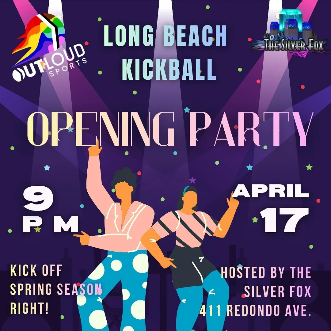 Hey Long Beach Kickball fam!!! Ready to kick off Spring season?!?!🌸🌼🌺 Join us for our Spring Season Kickoff party at the Silver Fox! Meet and greet with all old friends and new friends! Party kicks off at 9pm at @silverfoxlb !!!We can&rsquo;t wait