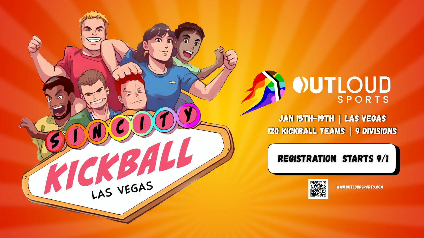 OutLoud Sports OutLoud Sports Sin City Kickball Tournament | Queer+ ...
