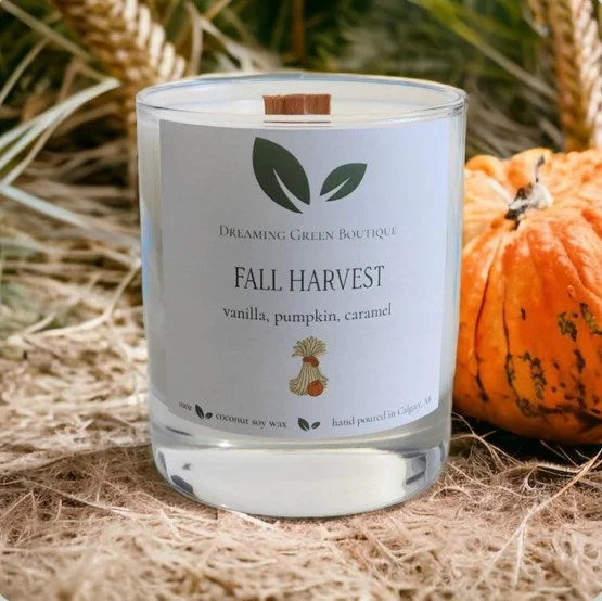 Dreaming Green Boutique Fall Harvest Candle