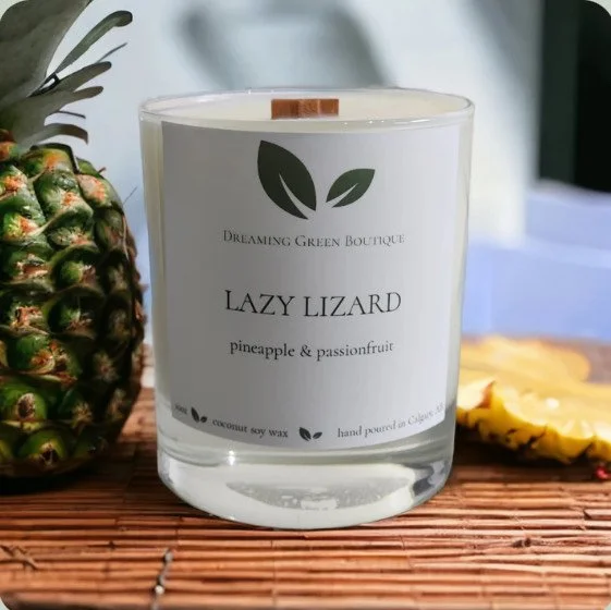 Dreaming Green Boutique Lazy Lizard Candle