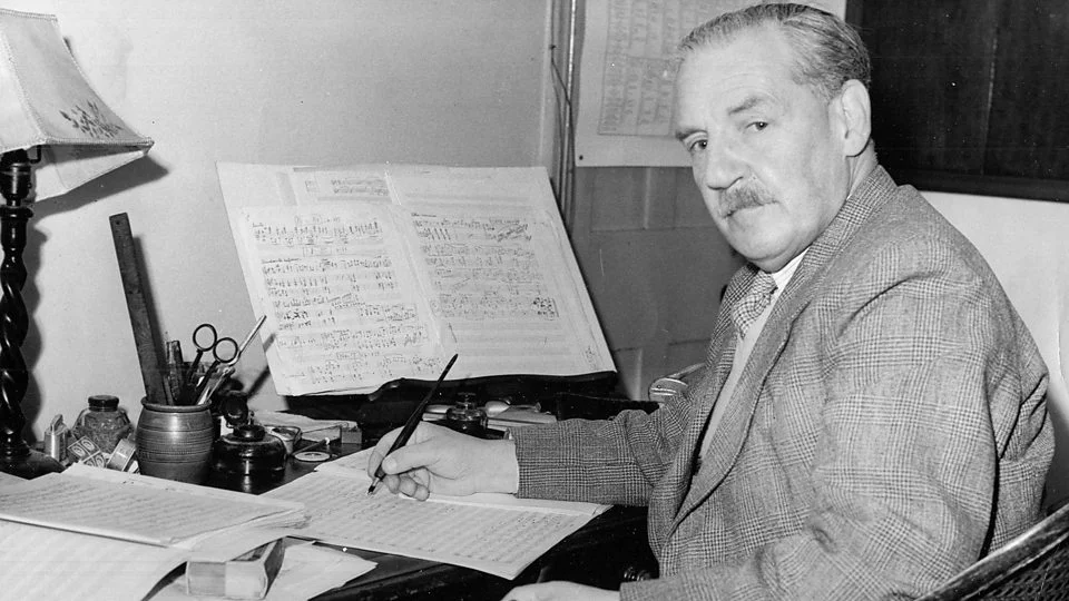 Gordon Jacob composing
