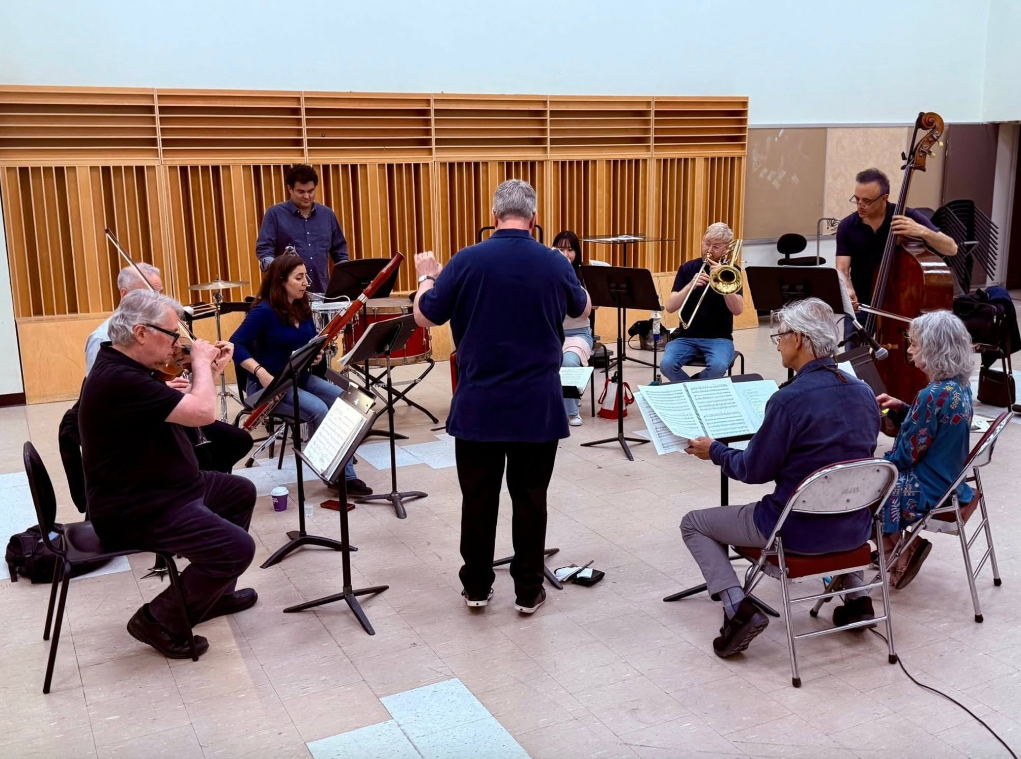 Today marks what would be Russian composer Igor Stravinsky&rsquo;s 143rd birthday. In recognition, here is a photo of Manchester Music Festival musicians and artists rehearsing Stravinksy&rsquo;s &ldquo;L&rsquo;Histoire du Soldat&rdquo; or &ldquo;A S
