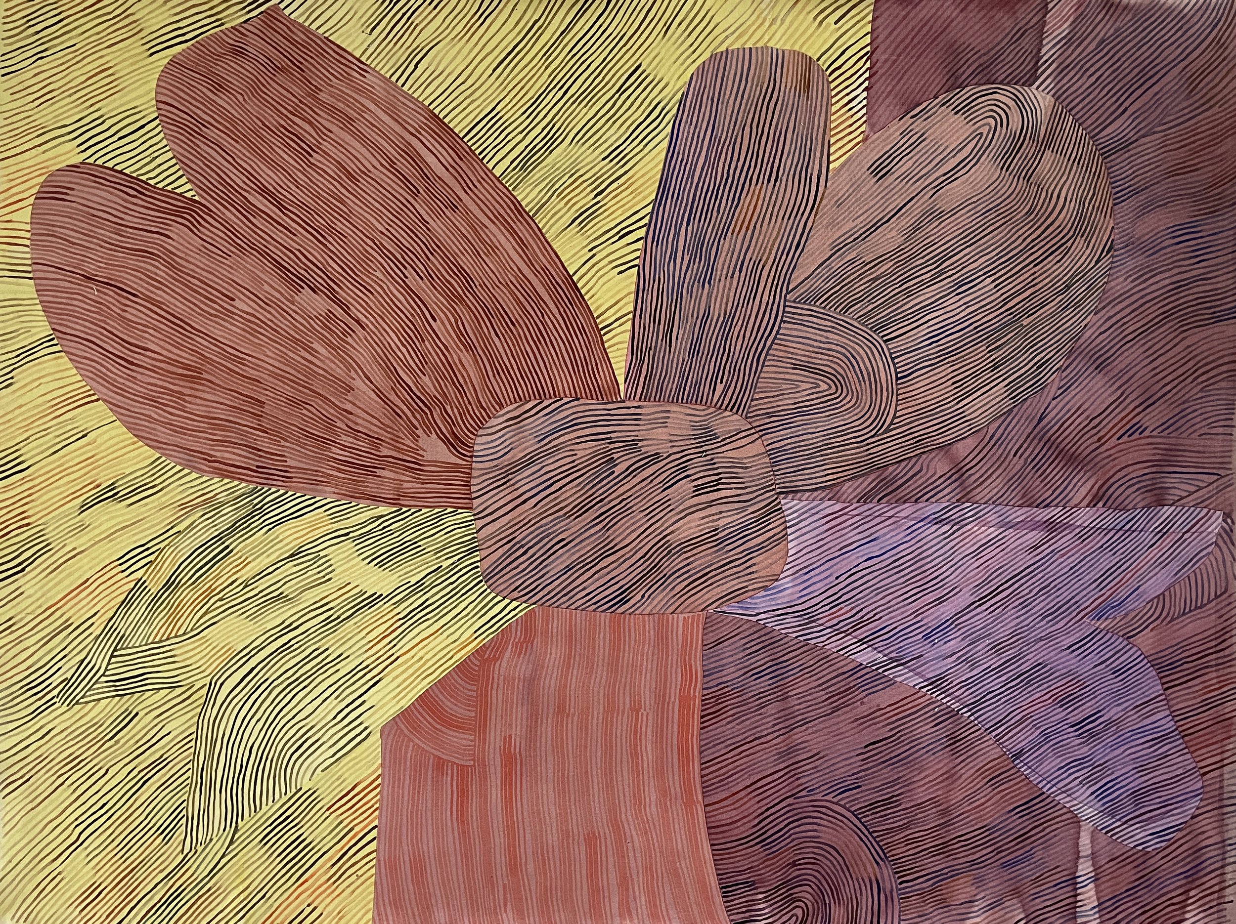 Dancing Bow, 64" x 88"