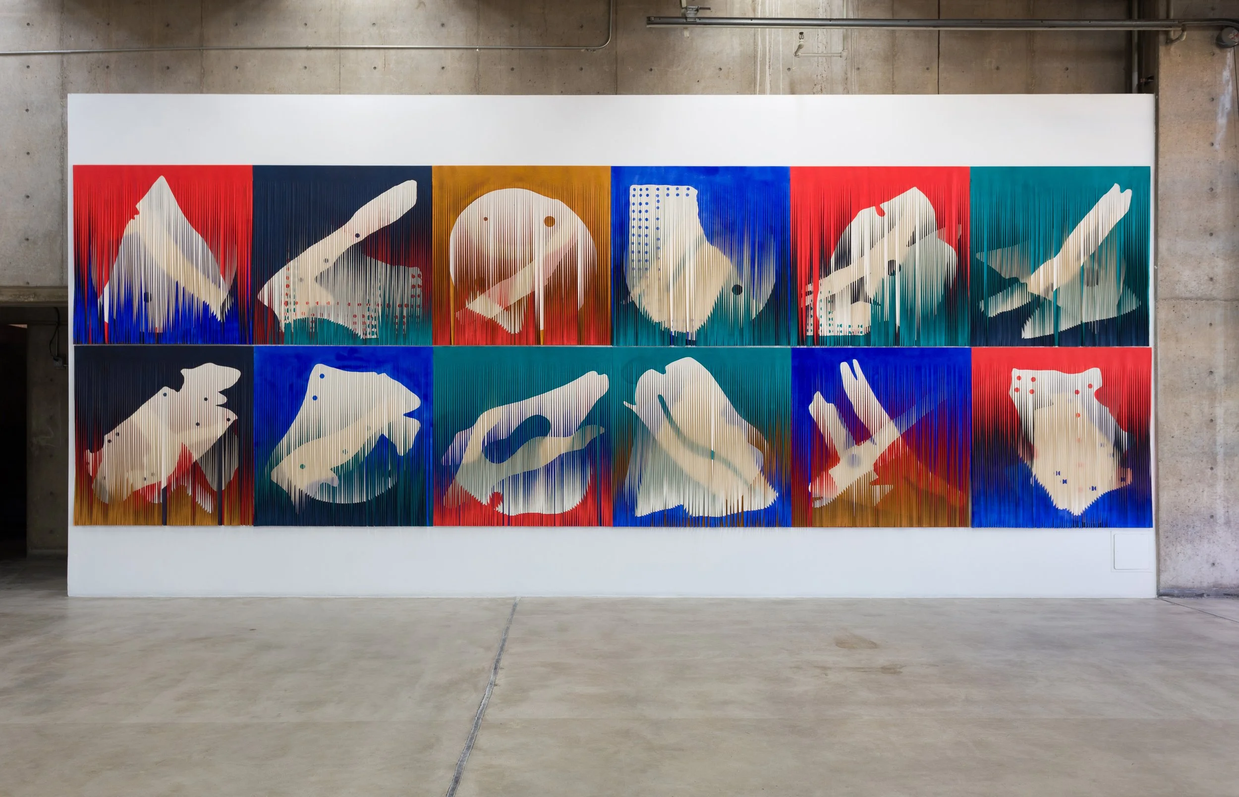 Fantastical Reconstruction: Fringe Installation / dimensions variable 