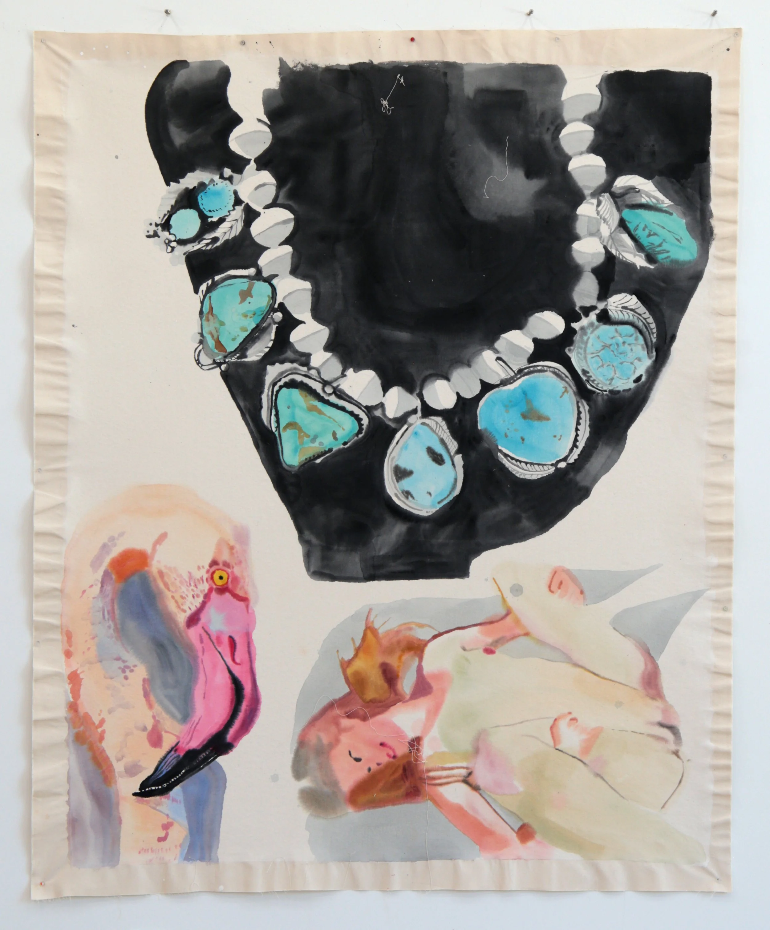 Turquoise Girl Flamingo_58x70_tight_HR.jpg