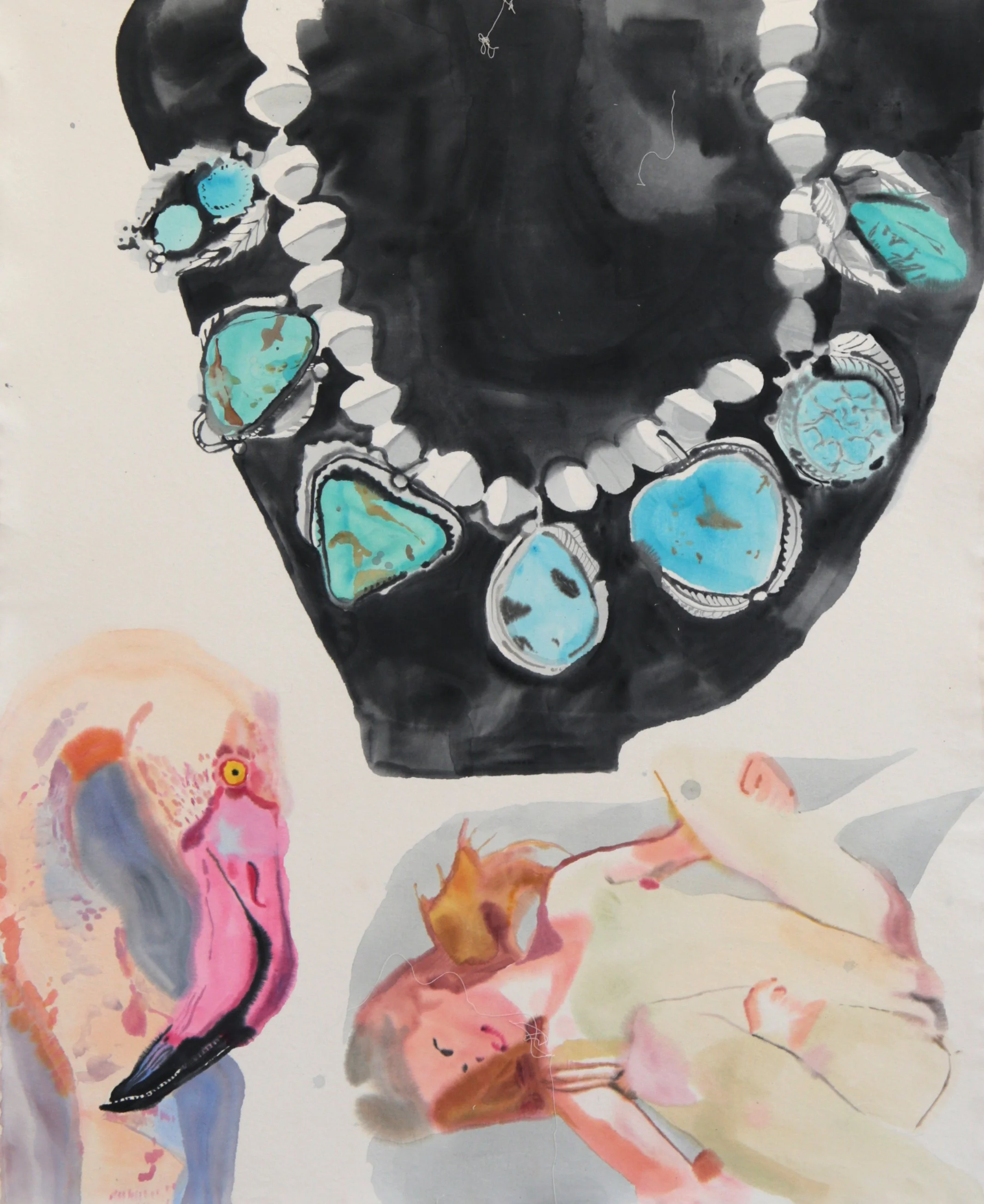 Turquoise Girl Flamingo_58x70_no borders_HR.jpg