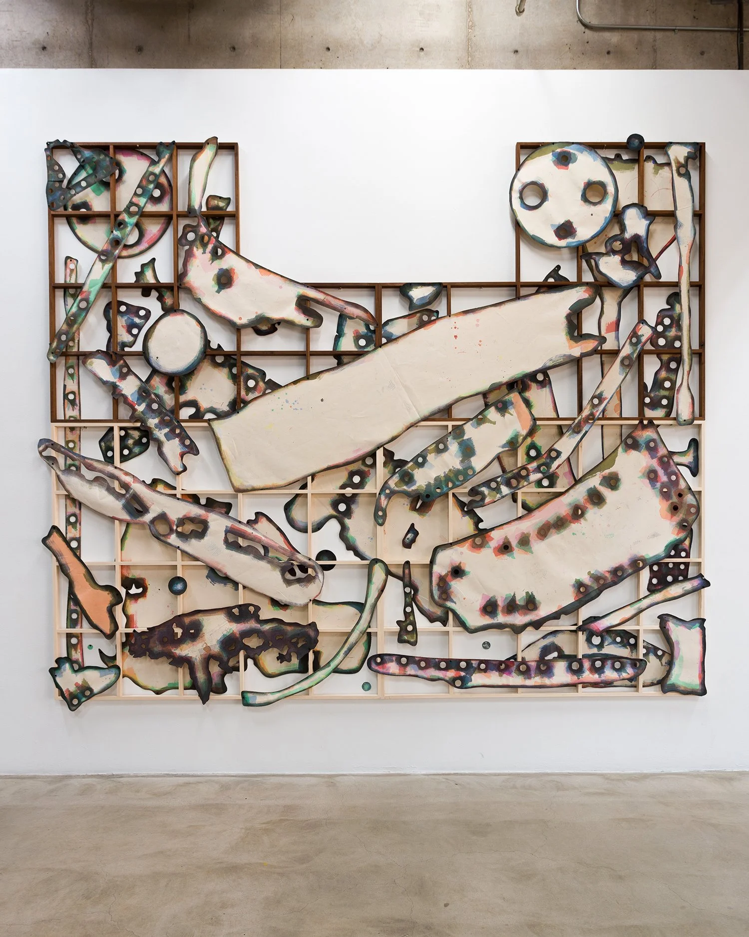 Fantastical Reconstruction: Stencils / Dimensions Variable 