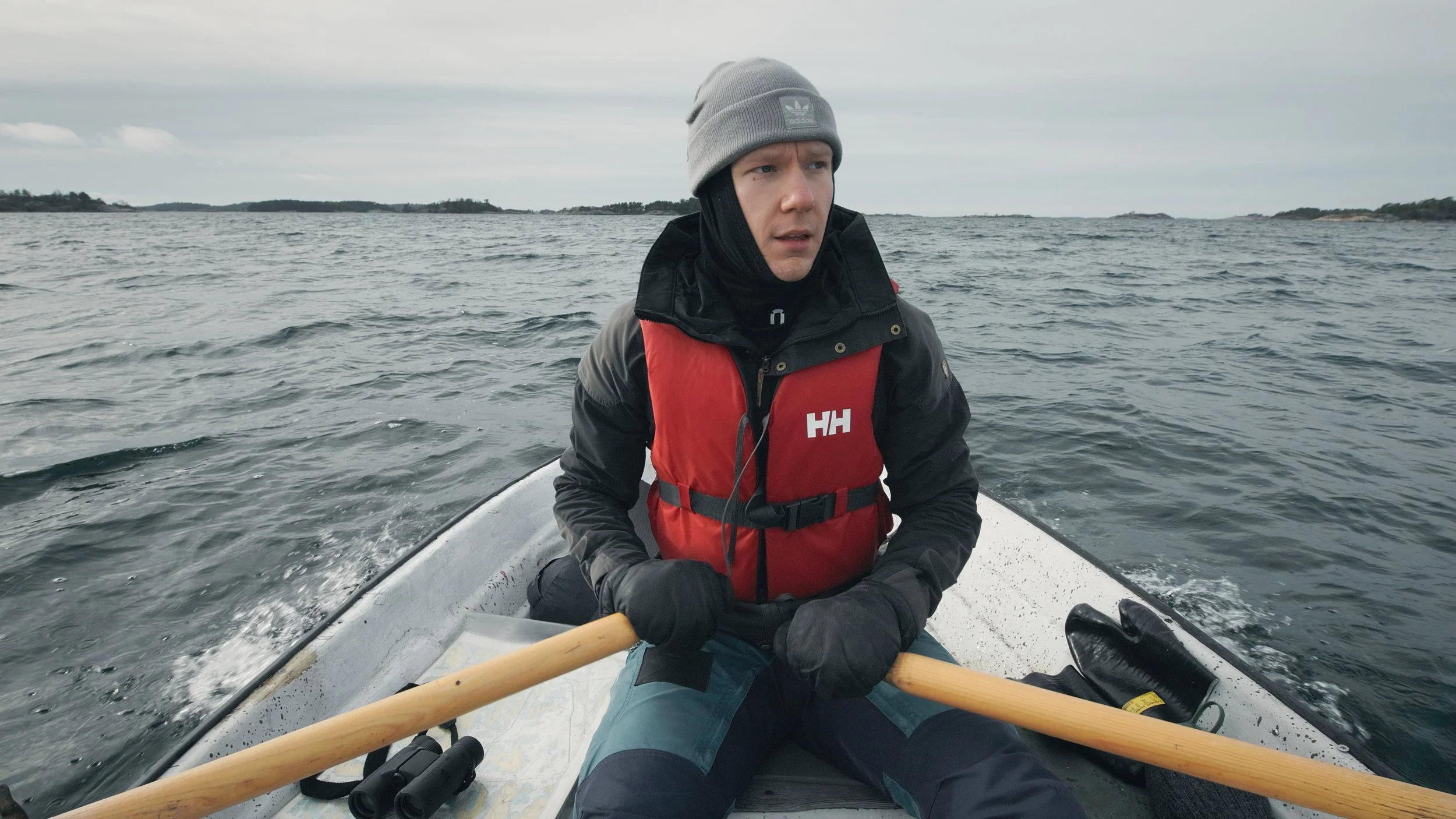 Jetro Luhtaa lähtee souturetkelle helmikuiseen ulkosaaristoon.