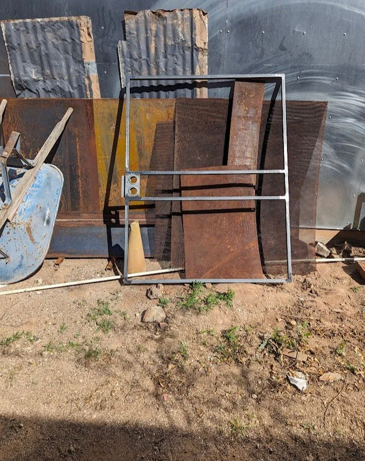 Entry gate Tucson
Today's goal was to make a simple gate to keep the javelins out of the garden. I got a little carried away going through my scrap pile, tomorrow it gets installed.