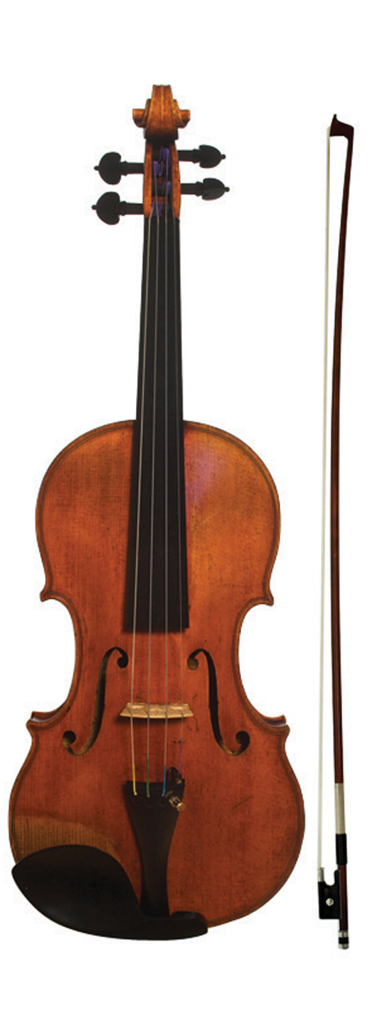 This ca. 1869 Jean-Baptiste Vuillaume and Vuillaume model bow is on generous loan from the Canada Council for the Arts Musical Instrument Bank.