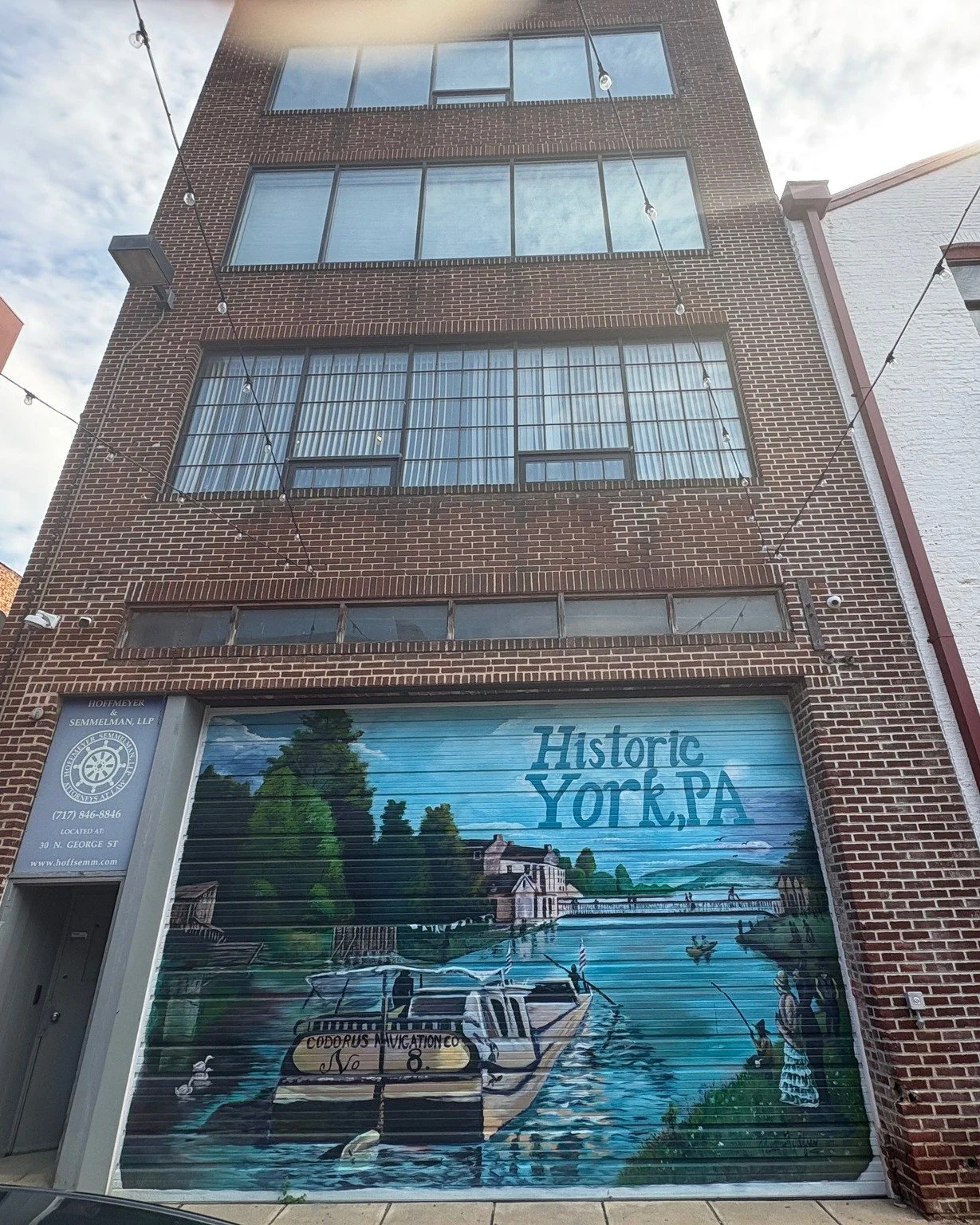 Our very own Artist in Residence added his own special touch to Downtown York! 🖌

Paul Godfrey, artist and beloved Grotto member, spent evenings after long hours at his construction job painting a mural outside of Mudhook Brewing Company. The work p