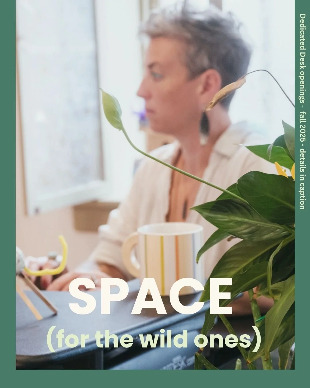 MEMBER FEATURE ✨

The one and only, @ritawhitneyart2 !

You'll see her floating around the coworking space, taking a meeting at a local coffee shop, or working relentlessly in her office on the second floor. She's the Director of Impact over at The C
