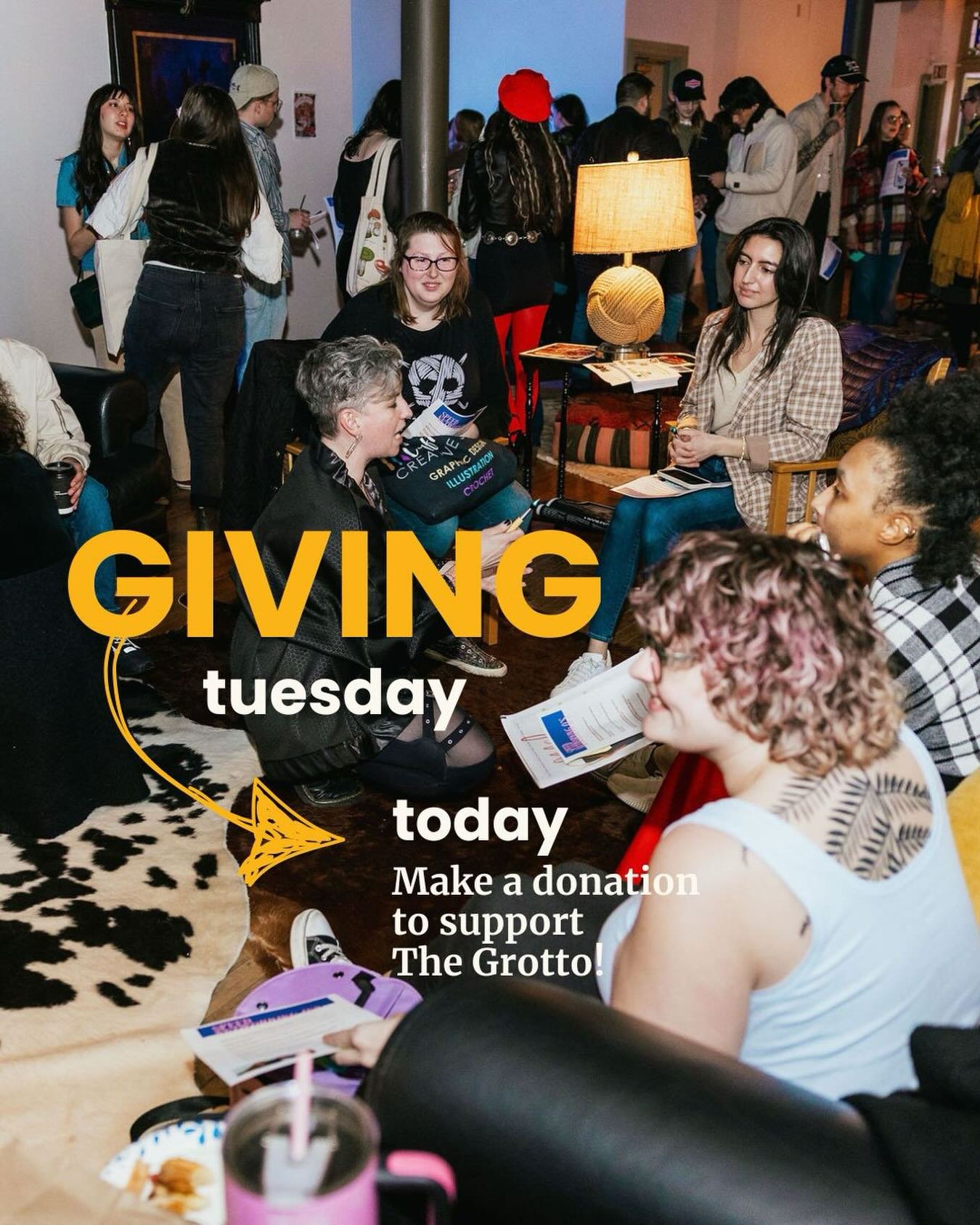 It&rsquo;s Giving Tuesday! So much has happened this year worth supporting from the big move, to artist residency, to all our Tuesday entrepreneur support activities. 

Show The Grotto a little love by making a donation. 💗 And don&rsquo;t forget to 