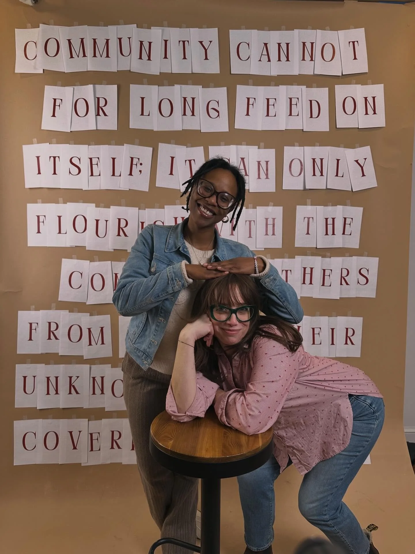 Despite the snow, y&rsquo;all showed up for The Writer&rsquo;s Show and Love of Friends last night. 🥲 We&rsquo;re so grateful. 

And we&rsquo;re 1/5 of the way there towards our fundraising goal for Love of Friends! 

All because you believe in the 