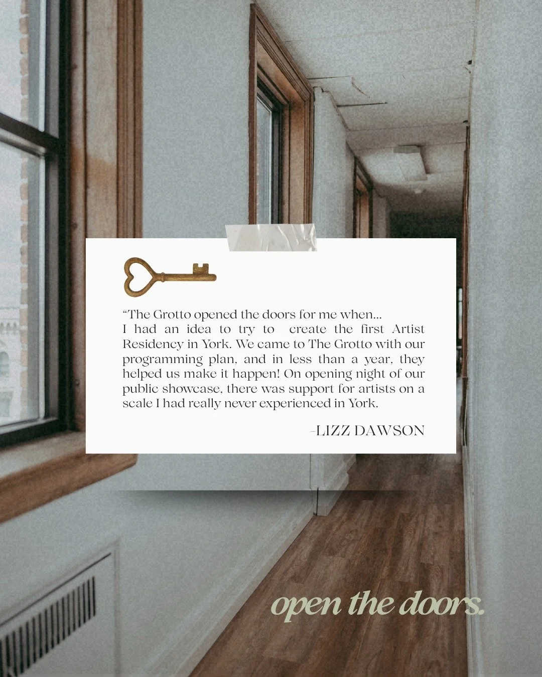 We all know that funding for the arts is being drastically cut, federally and state-wide. 

Without spaces like The Grotto, the ideas of artists and creatives don't have SPACE to come to life. 

So we need the community's help. 

Don't think your don