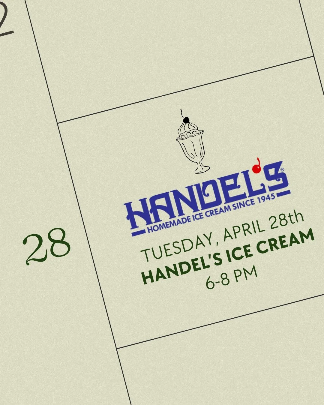 Love a little sweet treat like we do!? 🍦

Come with us to Handel's on Tuesday, April 28th, and grab an ice cream for The Grotto! 6-8 PM!

This is a great way to support what we do at The Grotto if donations for Give Local aren't your thing. Plus, we