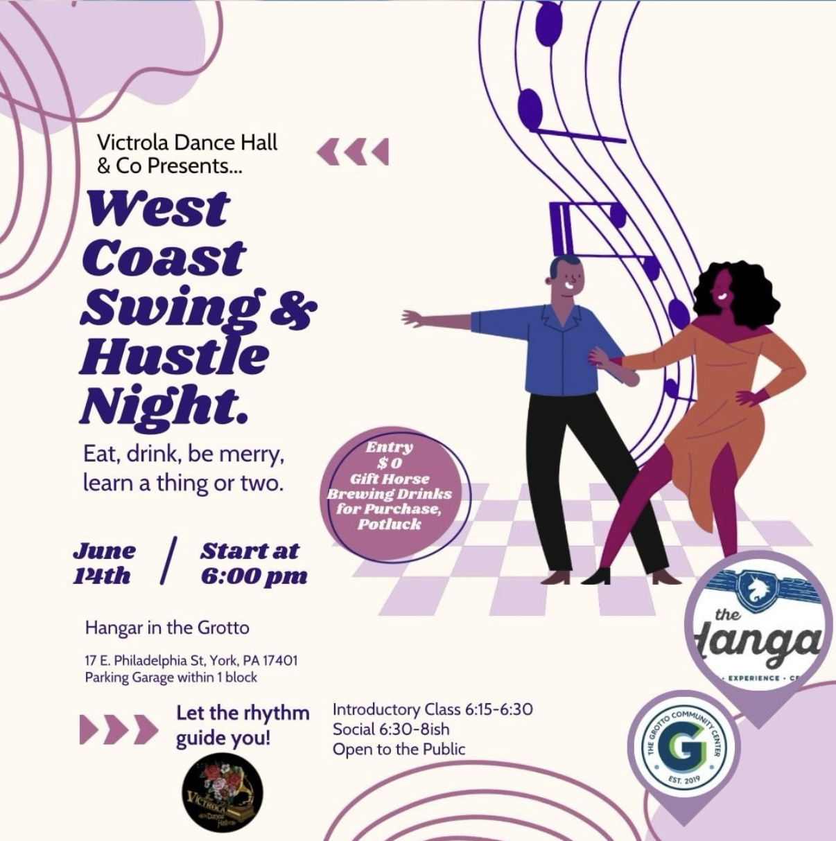 🕺 West Coast Swing &amp; Hustle Night 🕺