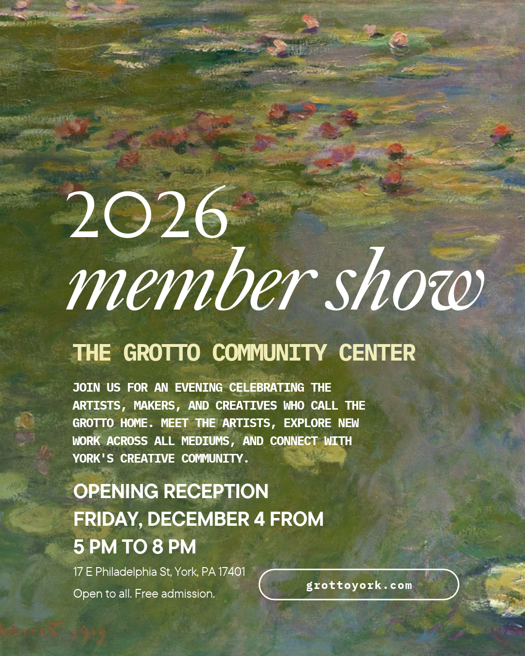🎨First Friday Opening Reception: 2026 Member Show🎨