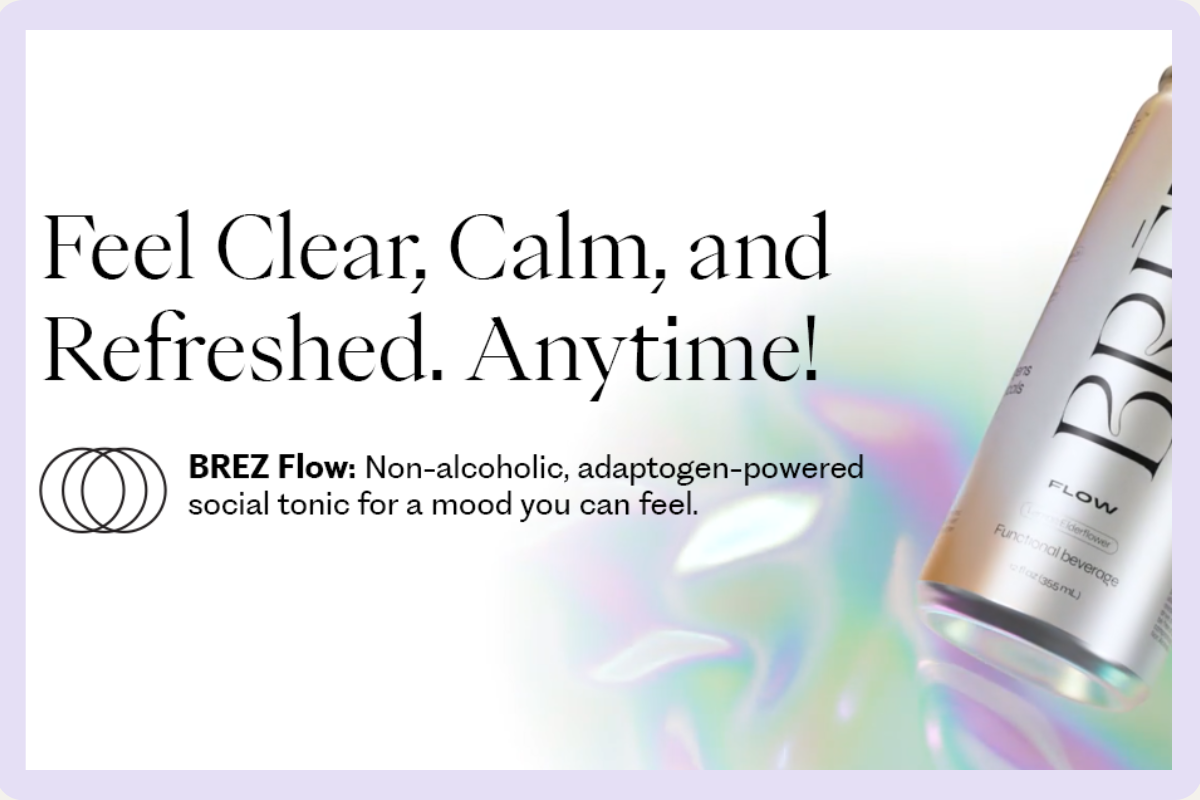 snippet of number nine on the list of best Amazon A+ content in beverage - Brez