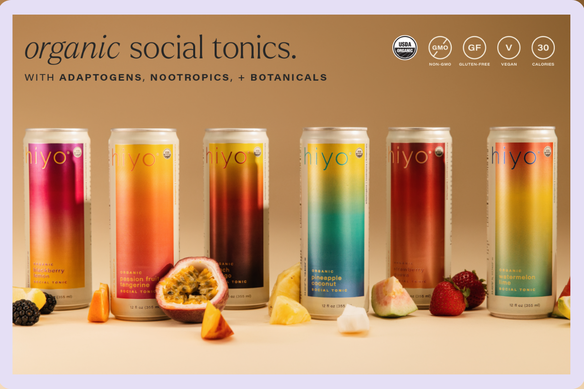 Hiyo comes number 5 on the top Amazon A+ content in the beverage