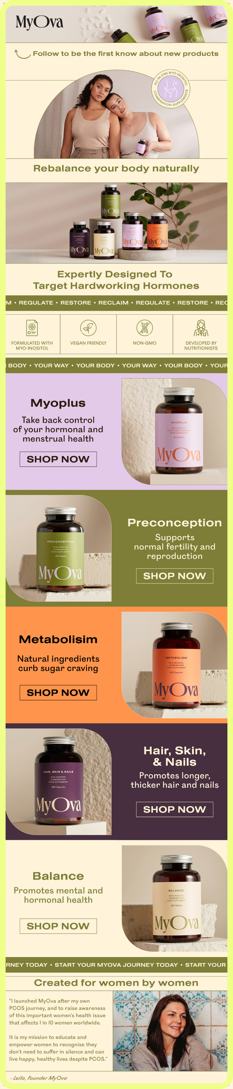 MyOva comes number 5 on the top Amazon storefront in supplements space